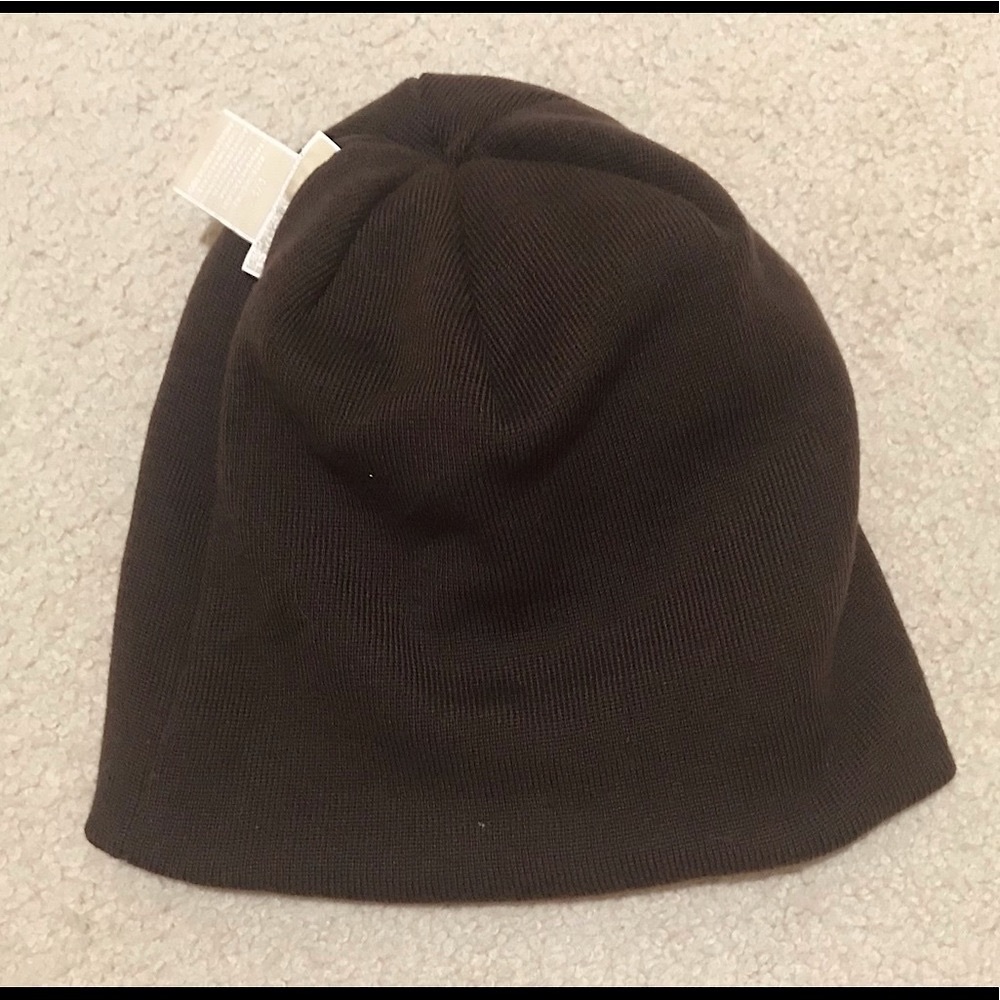 🆕🔥MK SUPER CUTE&SUPER SOFT&CHIC SLOUCH BEANIE!!CHOCALTE BROWN&WHITE/OFF WHITE - Picture 4 of 7